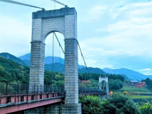 戸川公園　風の吊り橋
